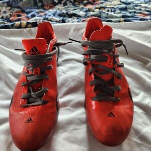 Adidas Red Soccer Cleats